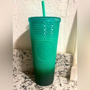 NWT teal Starbucks studded cup